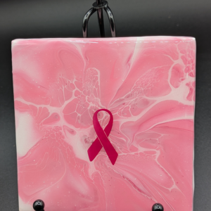 Pink Ribbon Warrior Coaster