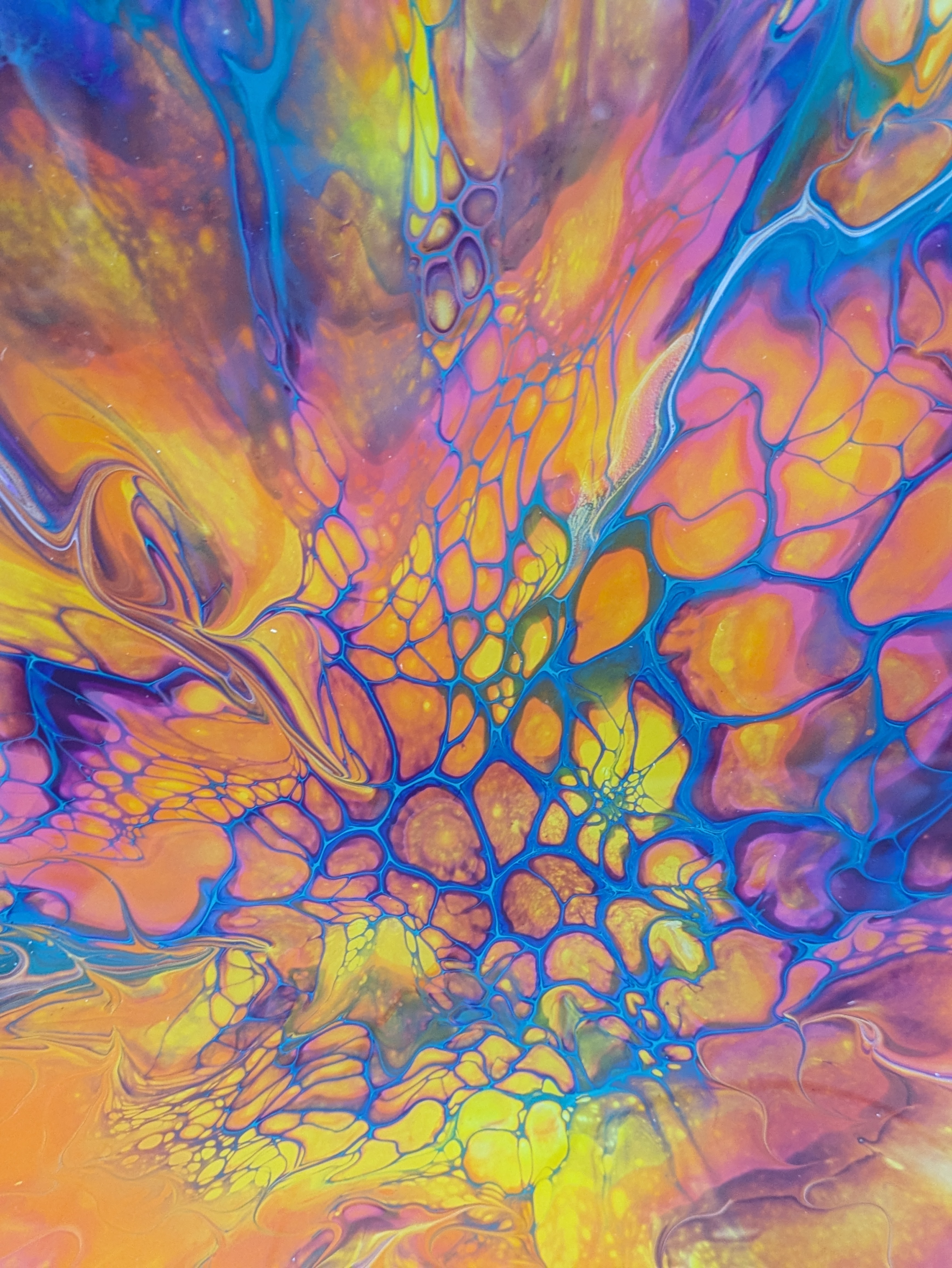 Sunburst of Color Lazy Susan